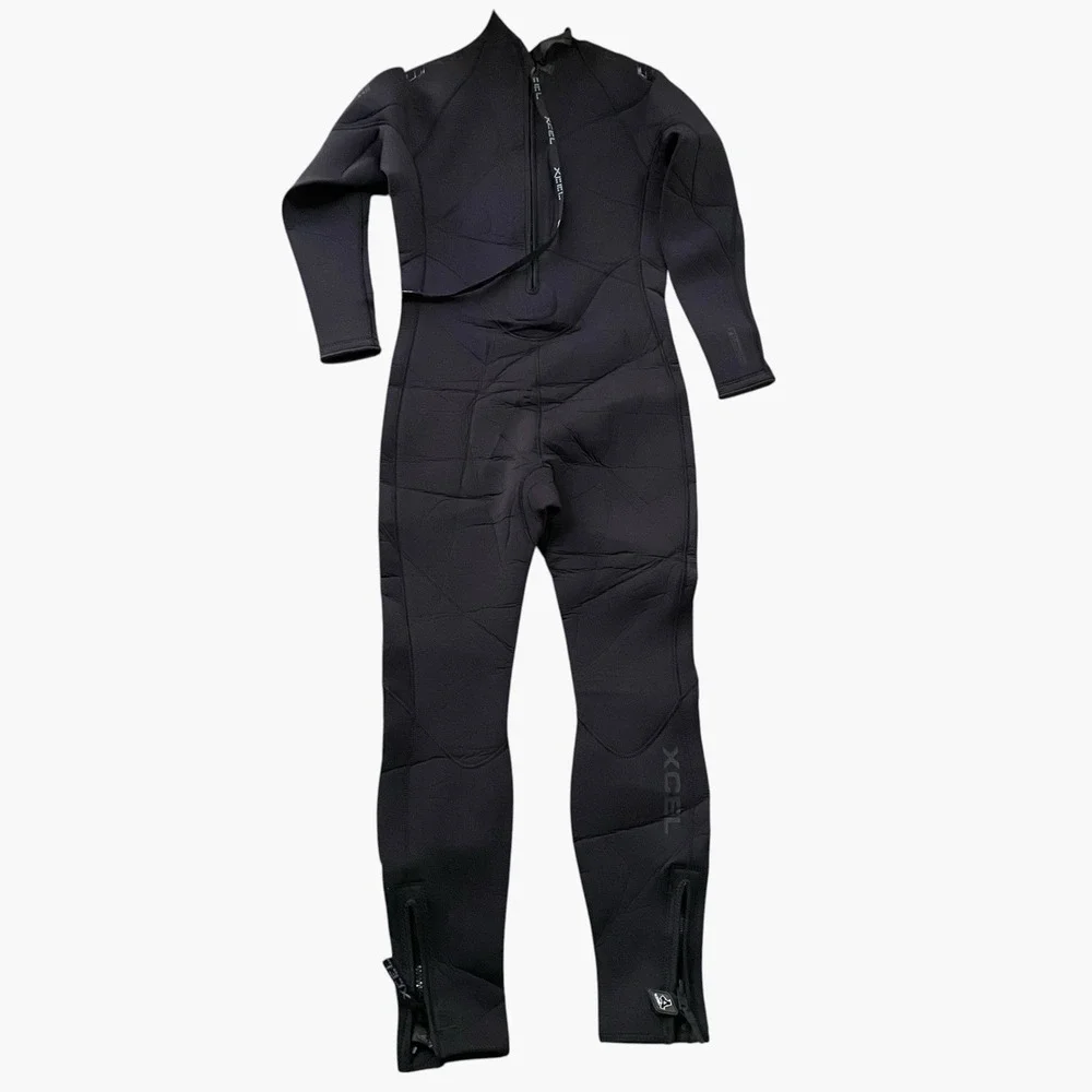 XCel Wetsuit Black Men Size XL Neoprene Full Suit Scuba Dive